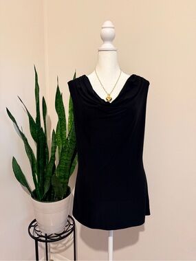 The Limited | Black Cowl Neck Sleeveless Camisole